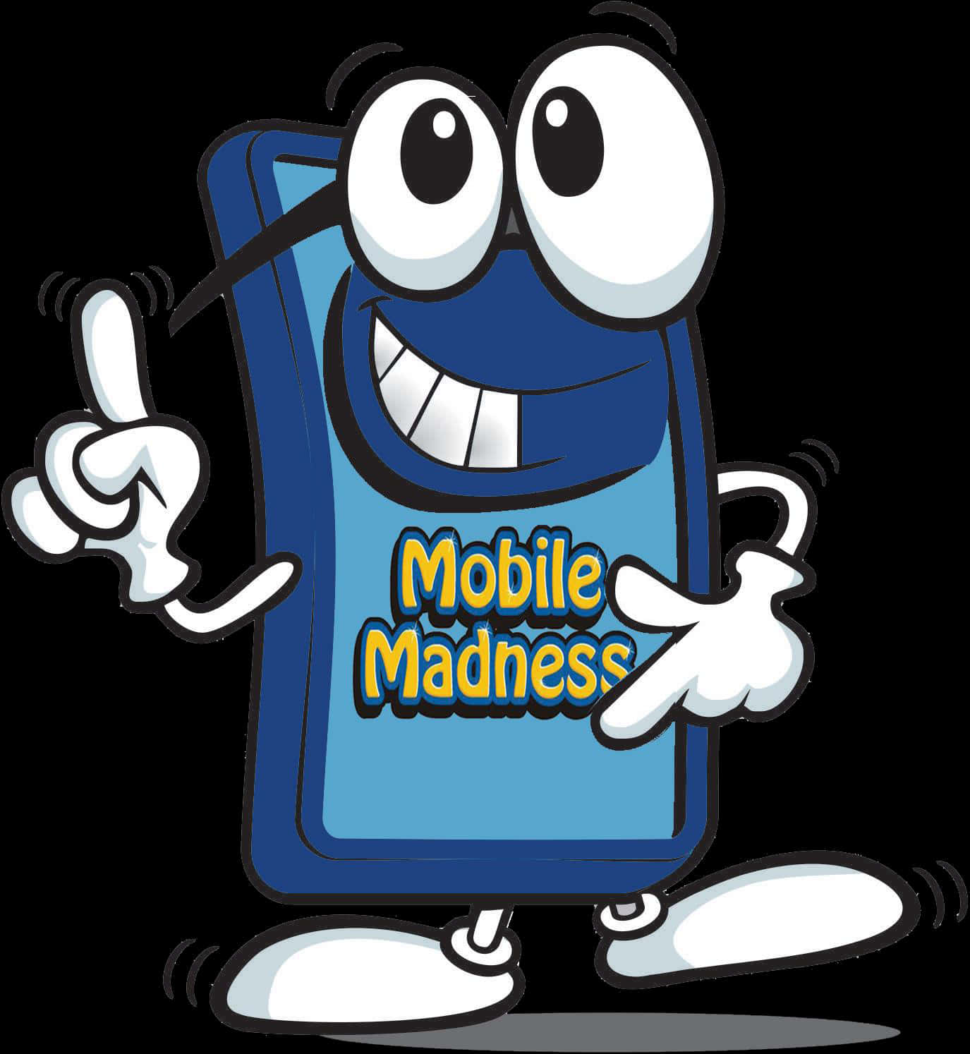 Animated Mobile Phone Character