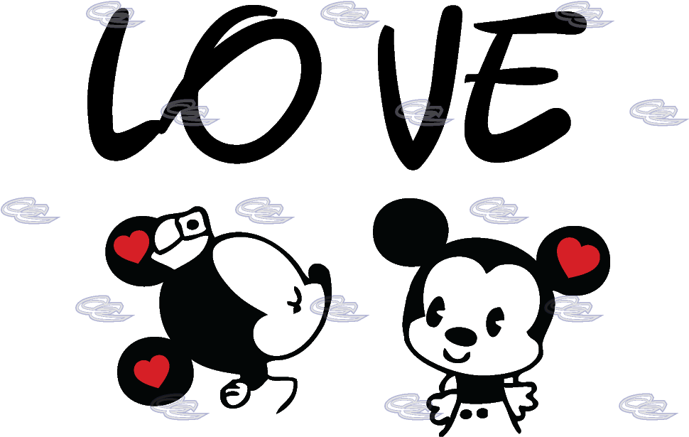 Animated Mouse Charactersin Love