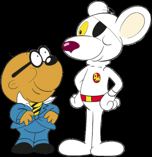 Animated Mouse Heroand Friend