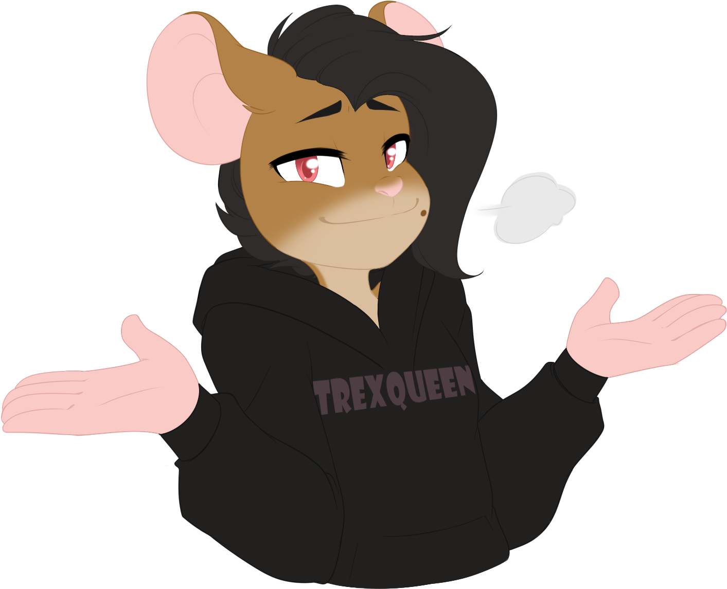 Shrug - Furry Shrug Emote, HD Png Download PNG with transparent background