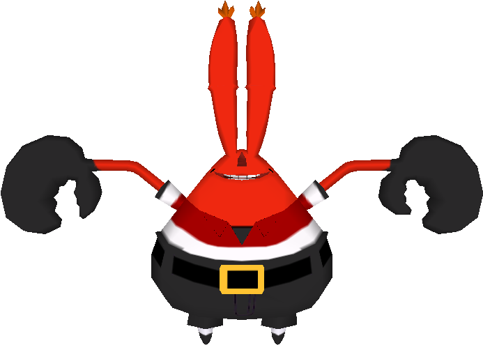 Animated Mr Krabs Character