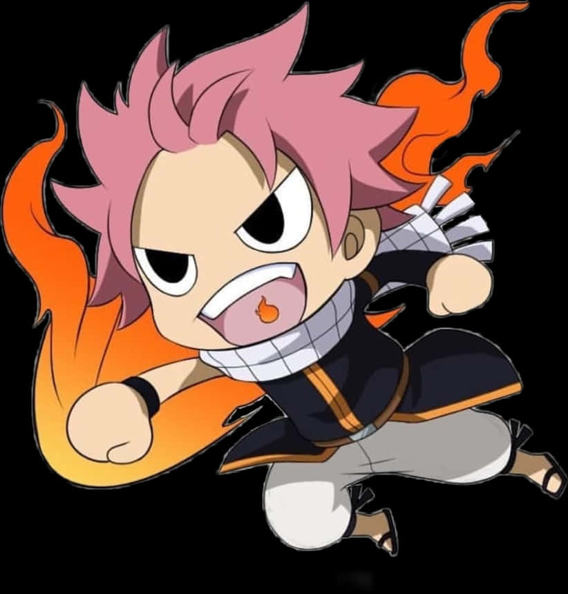 Animated Natsu Fire Dragon Roar