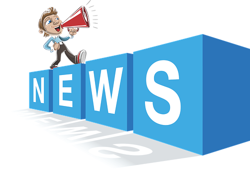 Animated News Announcer PNG with transparent background