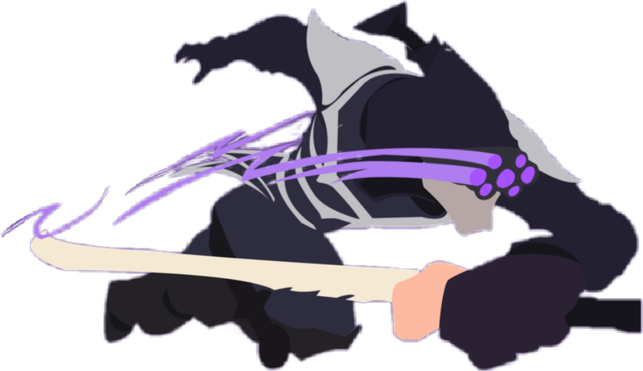 Animated Ninja Action Pose