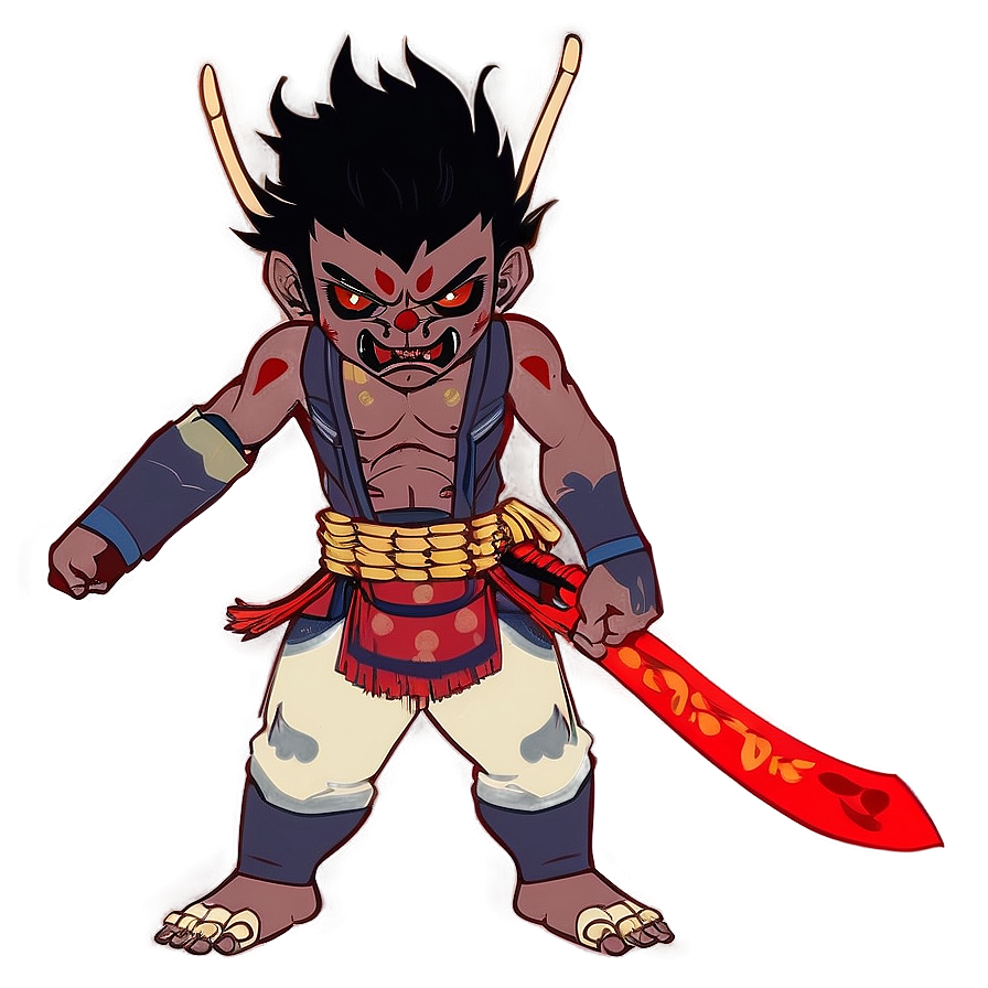 Animated Oni Character Png Tsf92