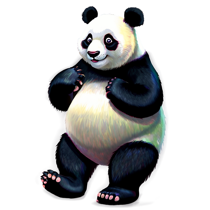 Animated Panda Character Png Now68