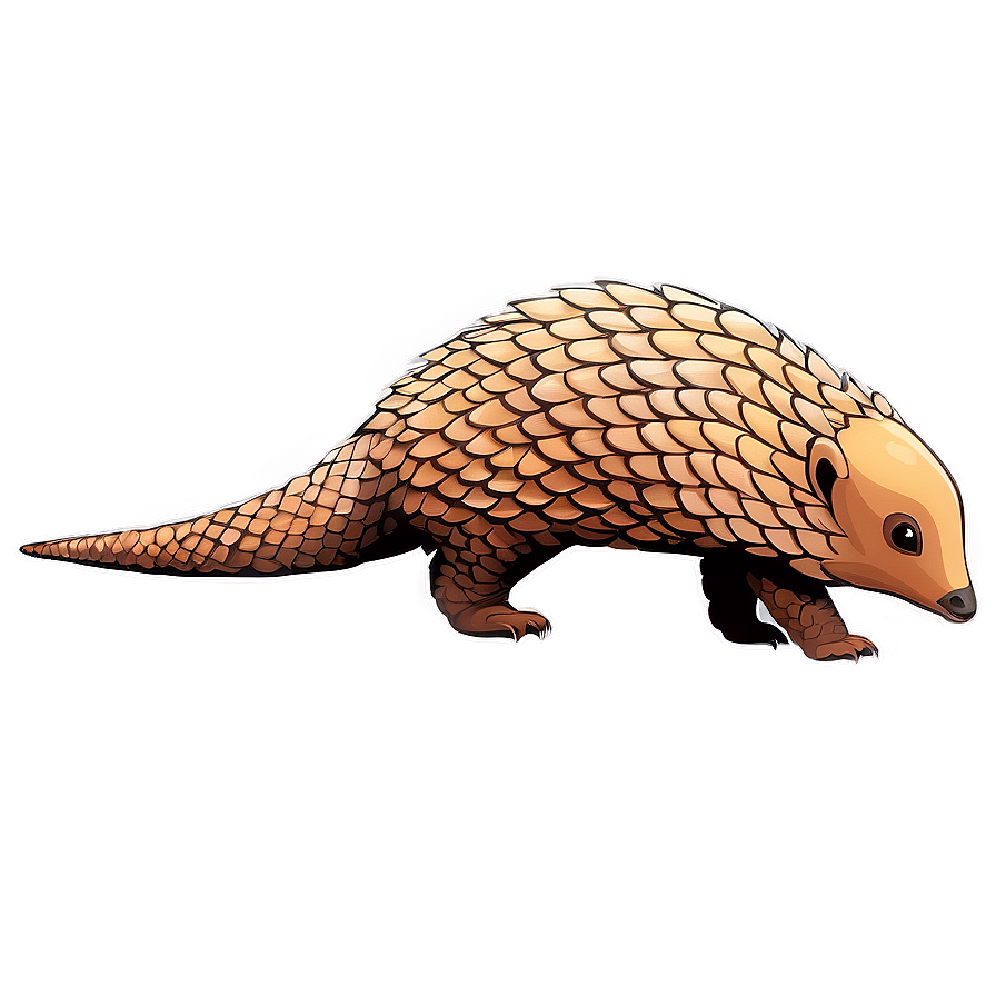 Animated Pangolin Clipart Png Pan16