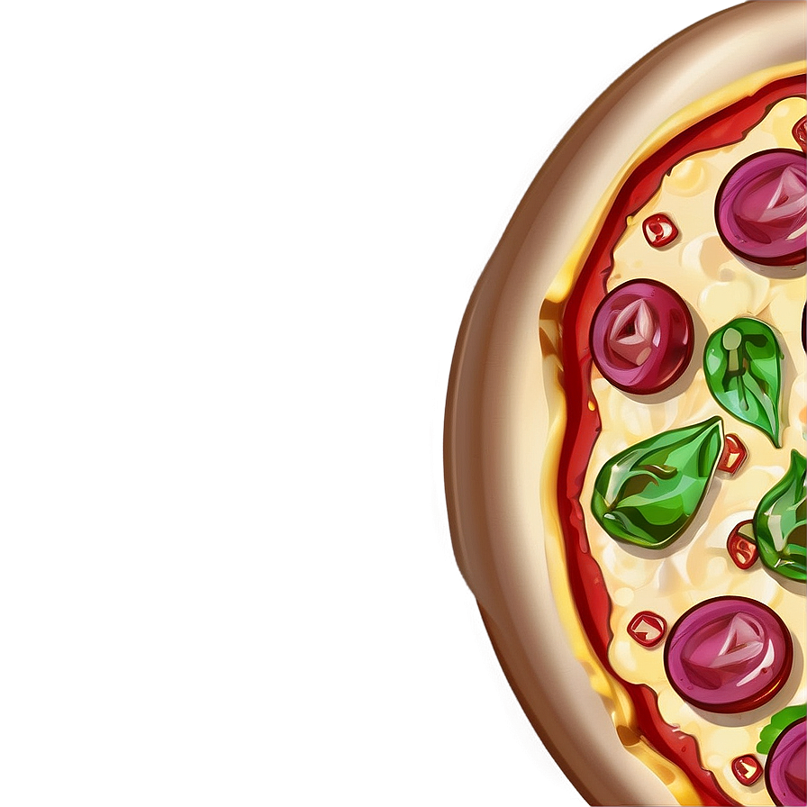 Animated Pizza Cartoon Design Png 06272024