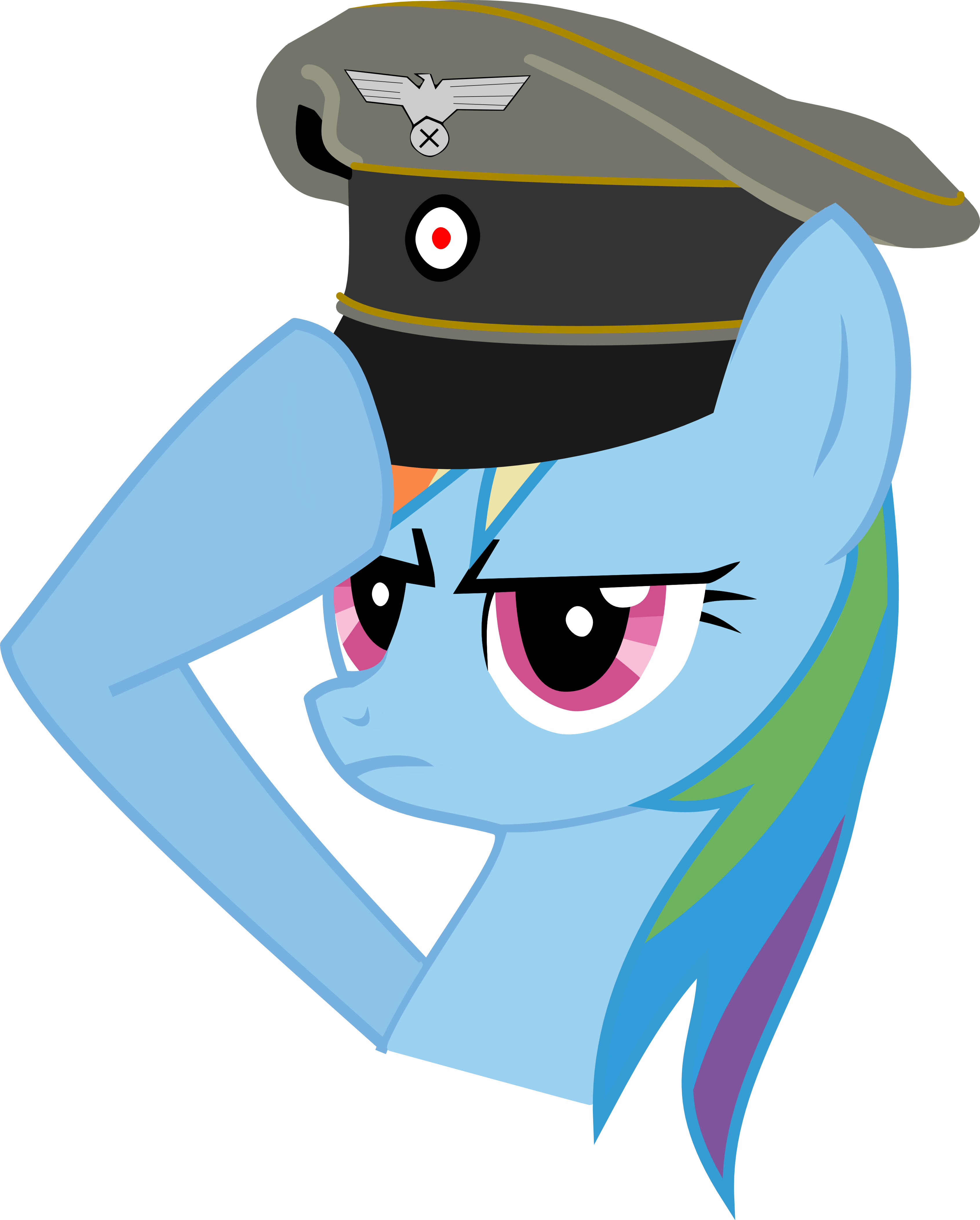 Animated Pony Saluting.png