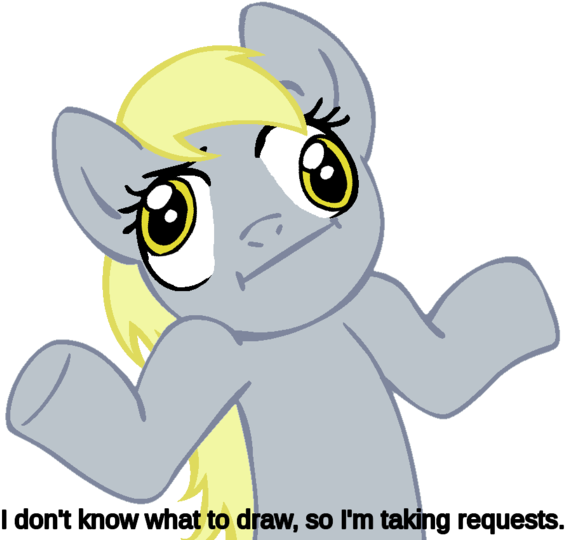 Animated Pony Shrug Request