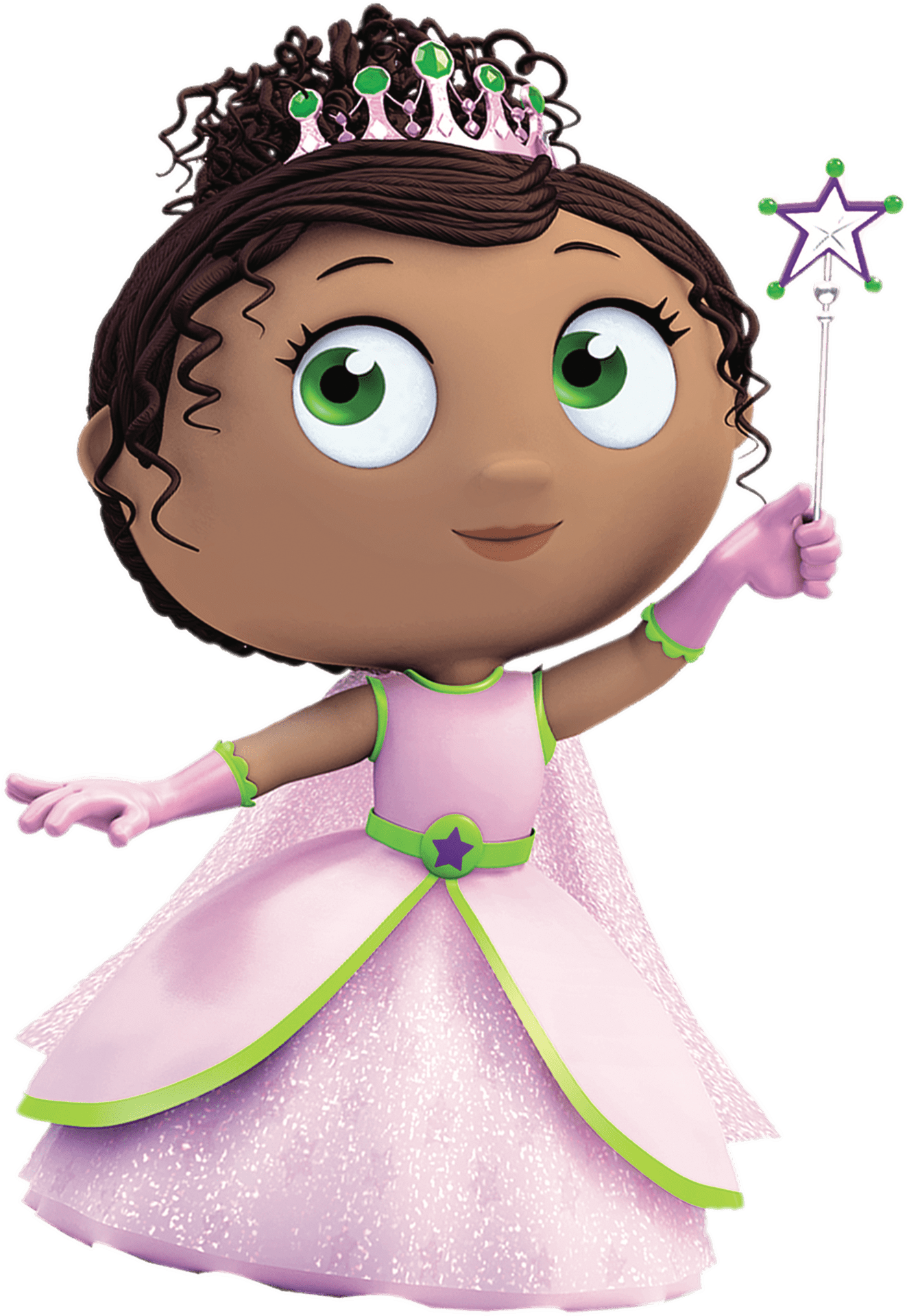 Animated Princess With Wand