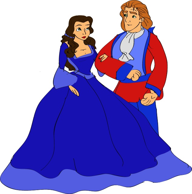 Disney Beauty And The Beast Belle En Het Beest Princess - Beauty And The Beast PNG with transparent background