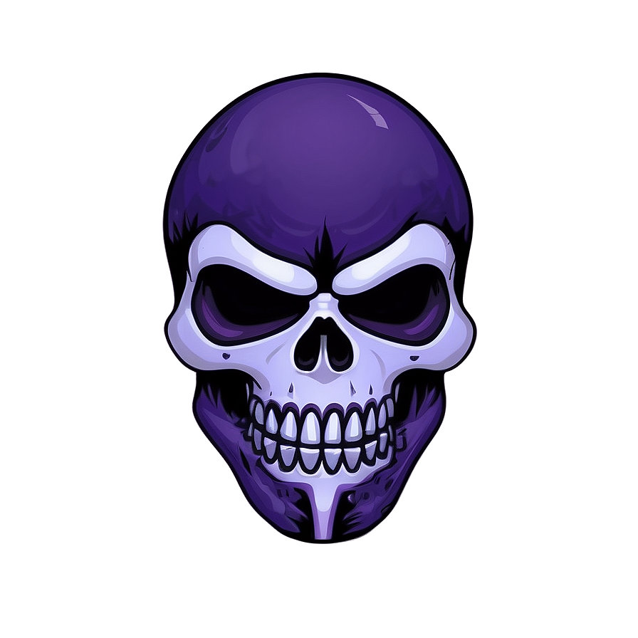 Animated Purple Skull Trooper Artwork Png Vfu16