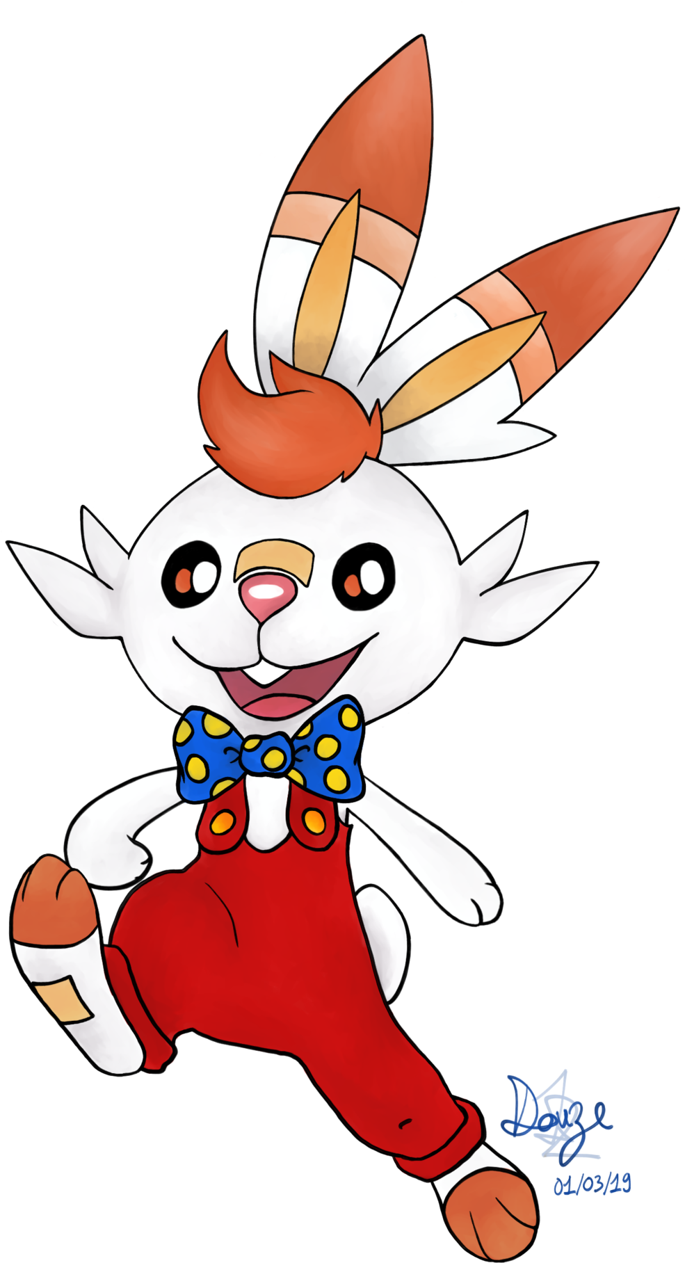 Animated Rabbit Character Illustration