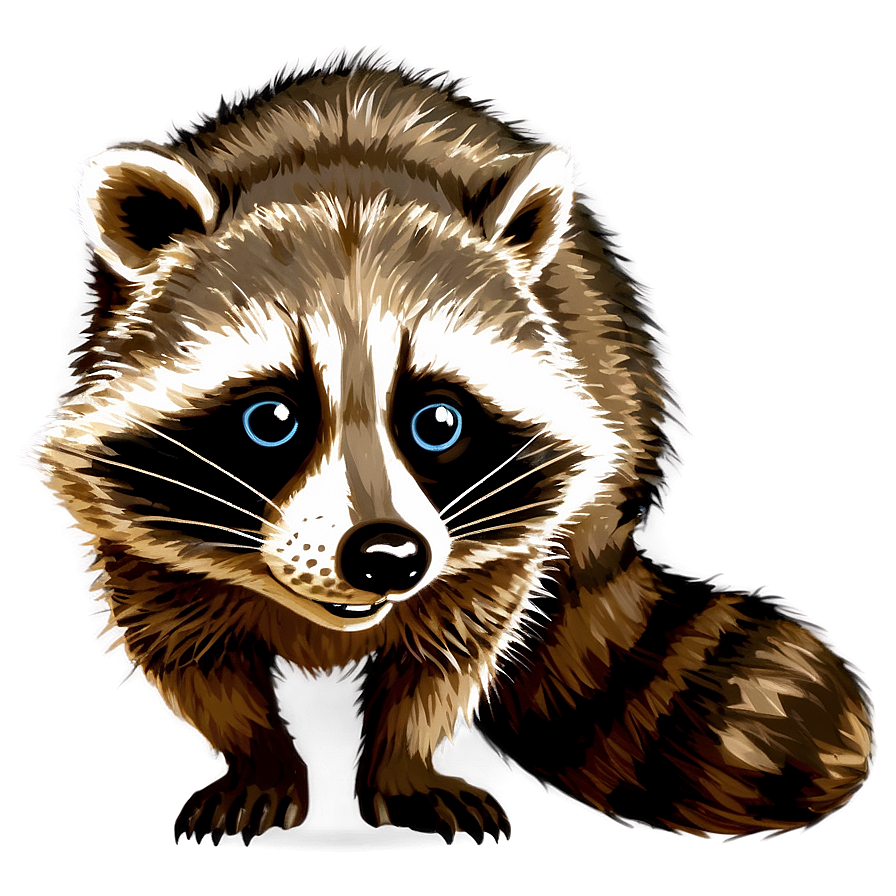 Animated Raccoon PNG 41 PNG with transparent background