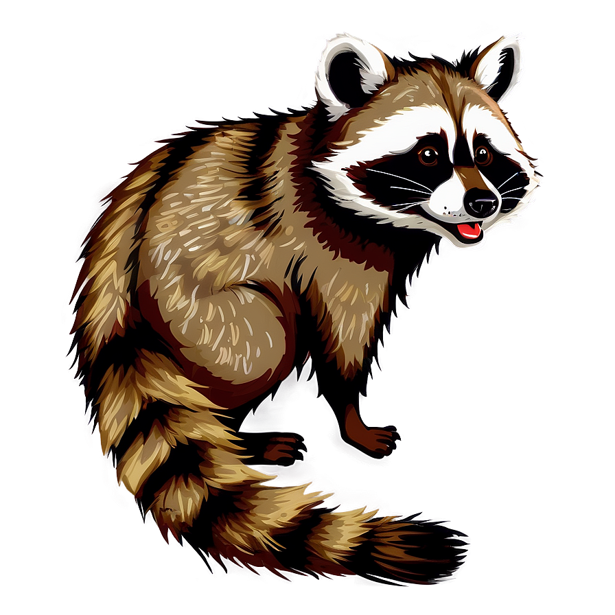 Animated Raccoon PNG 49 PNG with transparent background