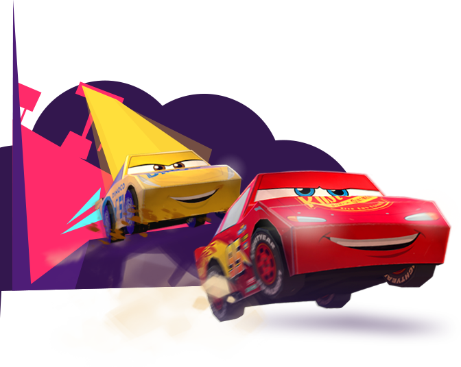 Animated Racing Cars Characters