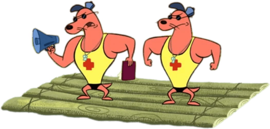 Camp Lazlo Characters Pierre And Noneck On A Raft - Camp Lazlo Pierre And Noneck, HD Png Download PNG with transparent background