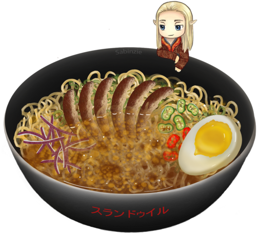 Ramen Bowl Png - Painting Ramen PNG image with a transparent background, free high-resolution download