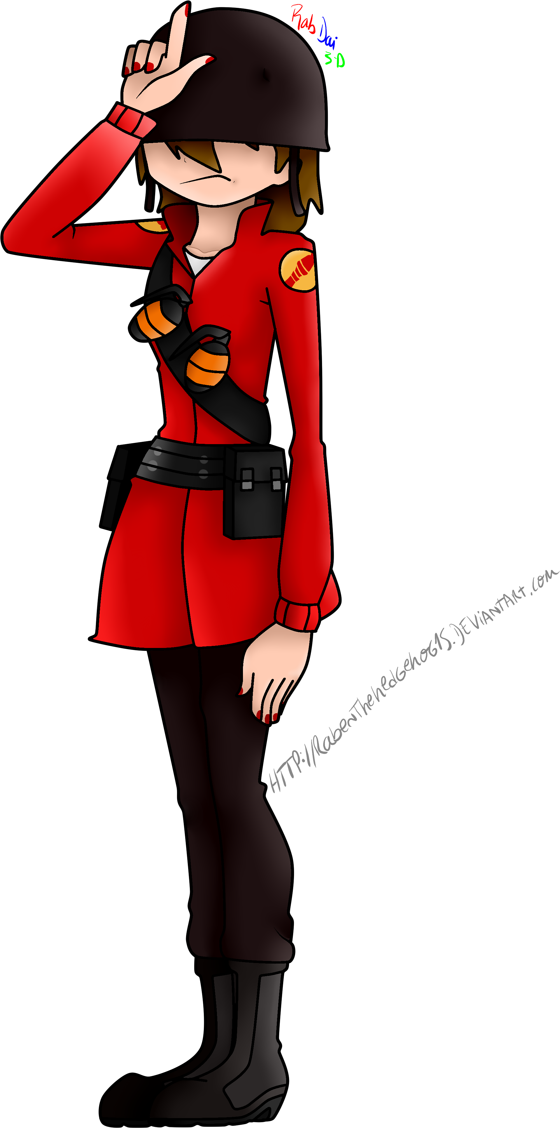Female Soldier / Tf2 - Tf2 Girl Soldier, HD Png Download PNG with transparent background