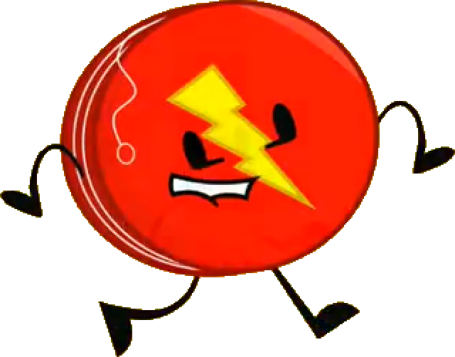 Animated Red Yoyo Character