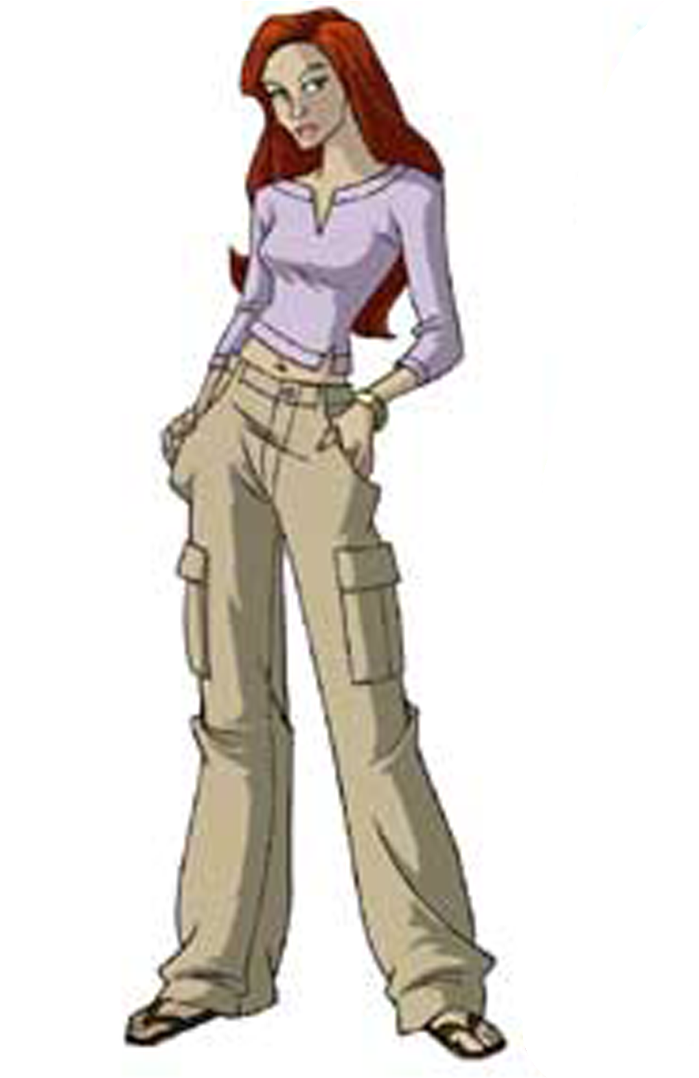 Animated Redhead Character Casual Outfit.png