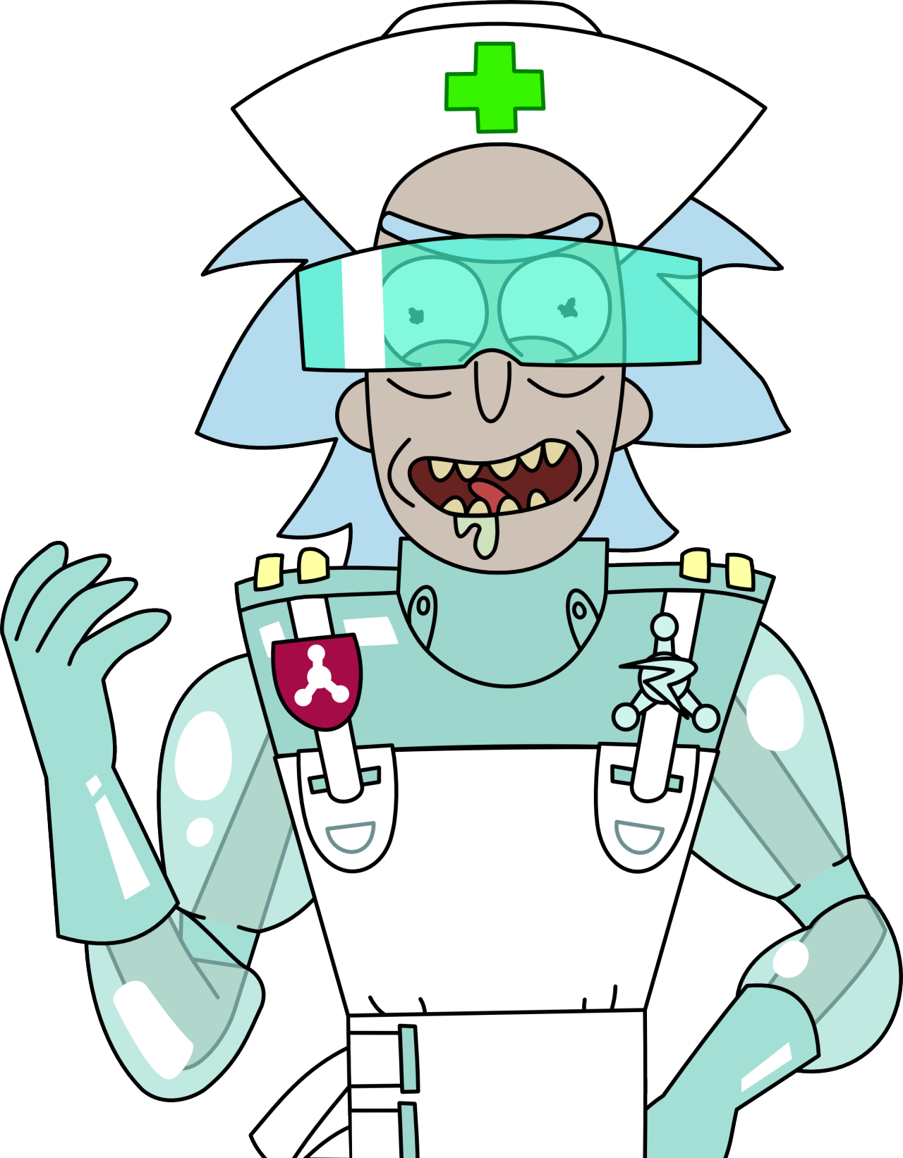 Animated Robot Surgeon Illustration