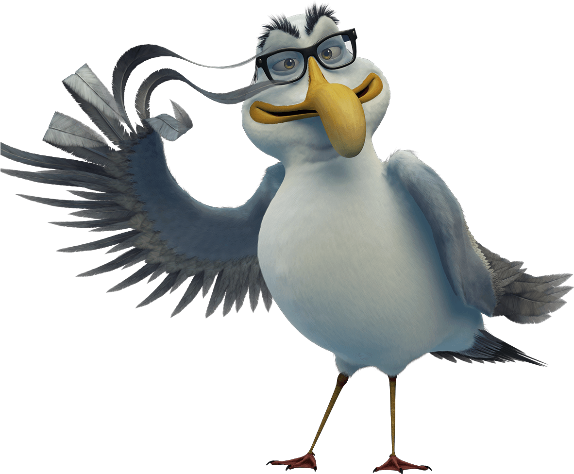Seagull Clipart Vintage - Norm Of The North Socrates, HD Png Download PNG with transparent background