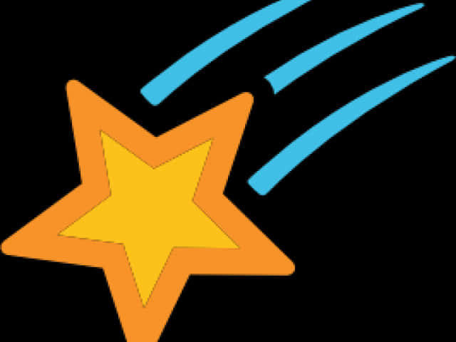 Animated Shooting Star Graphic