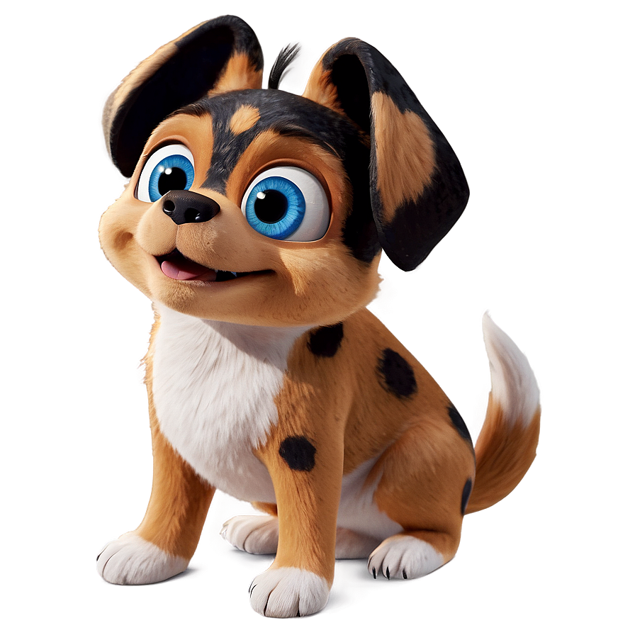 Animated Small Dog Character Png 85