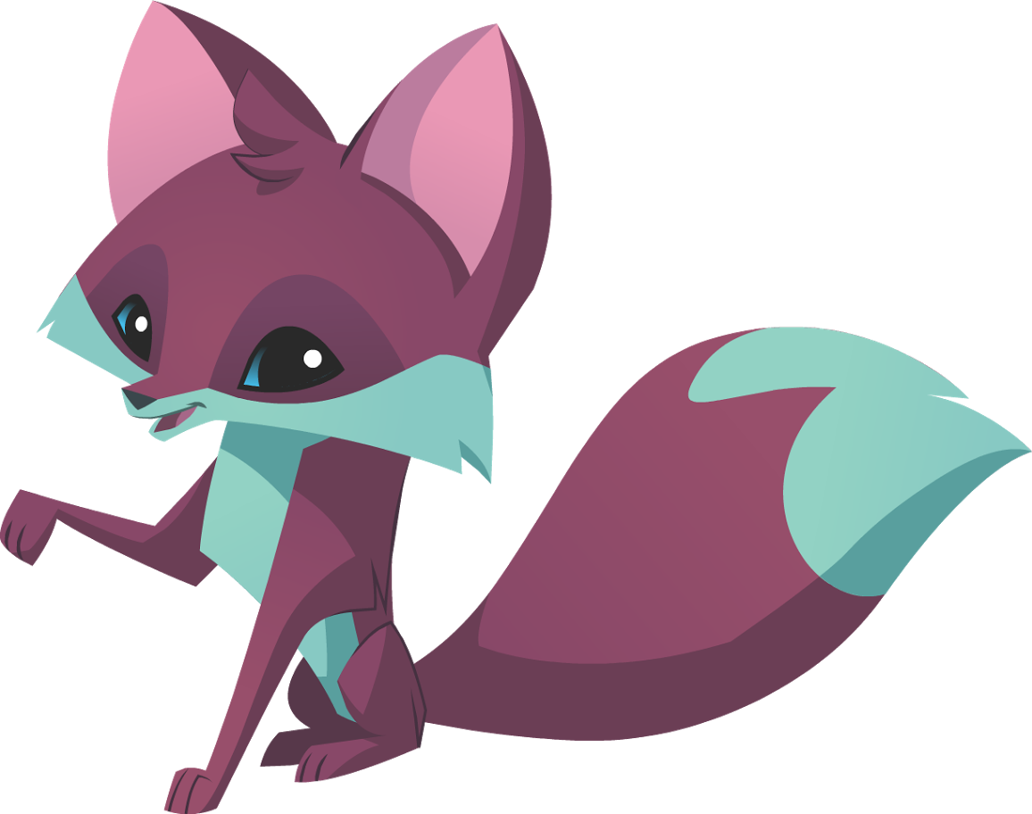 Animated Smiling Fox Character