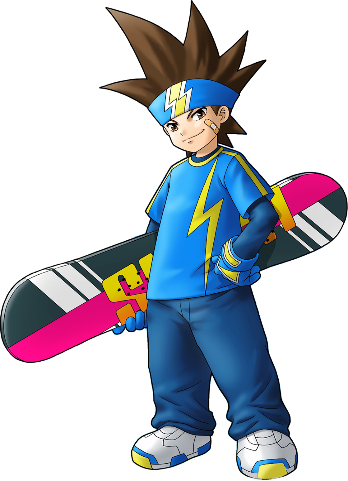 Animated Snowboarder Character PNG with transparent background