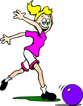 Animated Soccer Player Girl Dribbling Ball PNG with transparent background