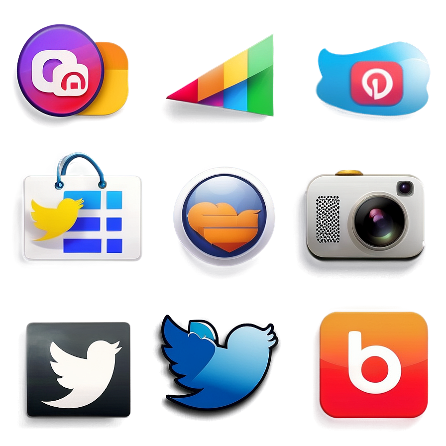 Animated Social Media Icons Png Klo