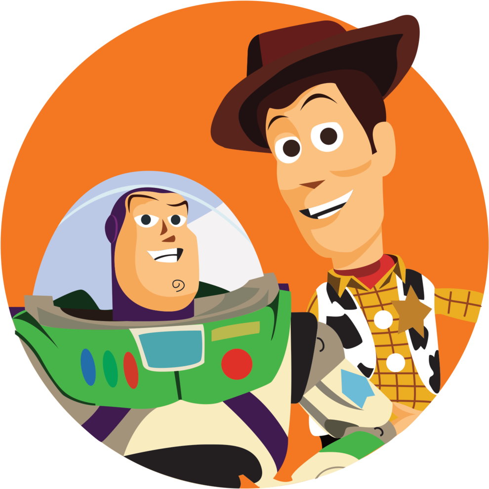 Animated_ Space_ Ranger_and_ Cowboy_ Friends