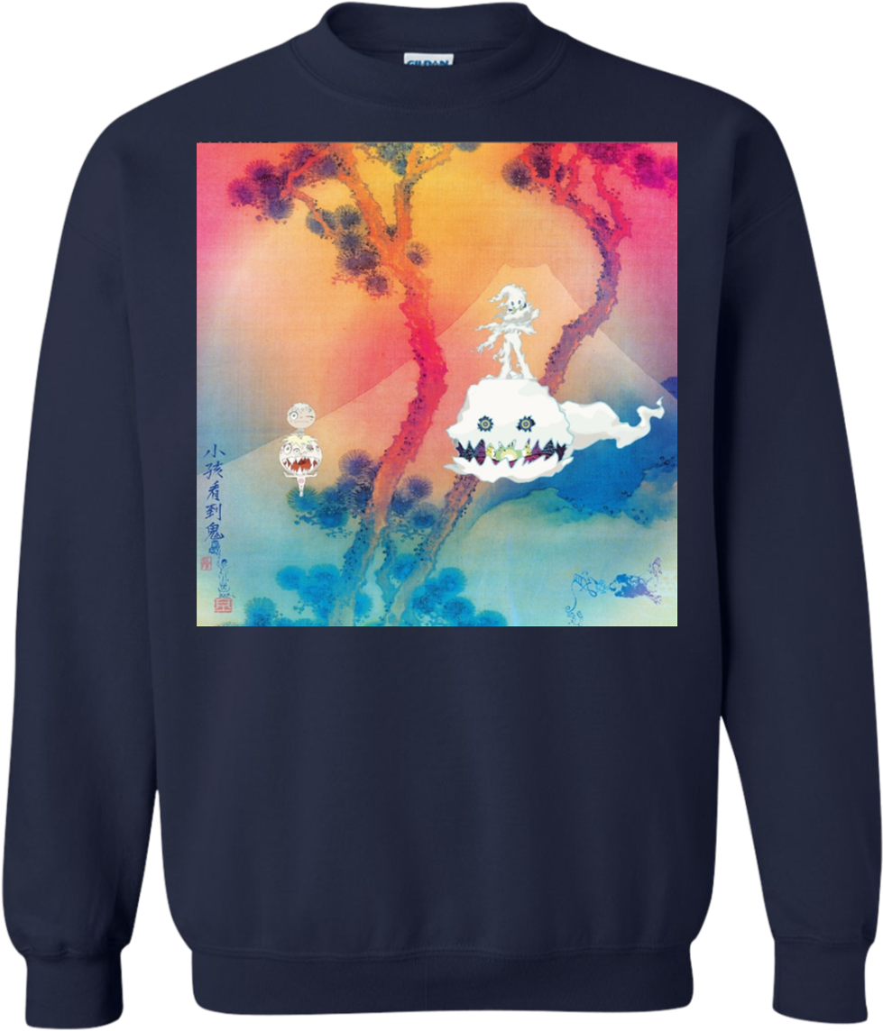 Animated Spirit Sweatshirt Design PNG with transparent background