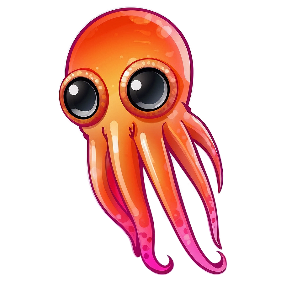 Animated Squid Graphic Png 70