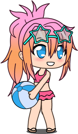 Summer Gacha Life Character Girl, HD Png Download PNG with transparent background