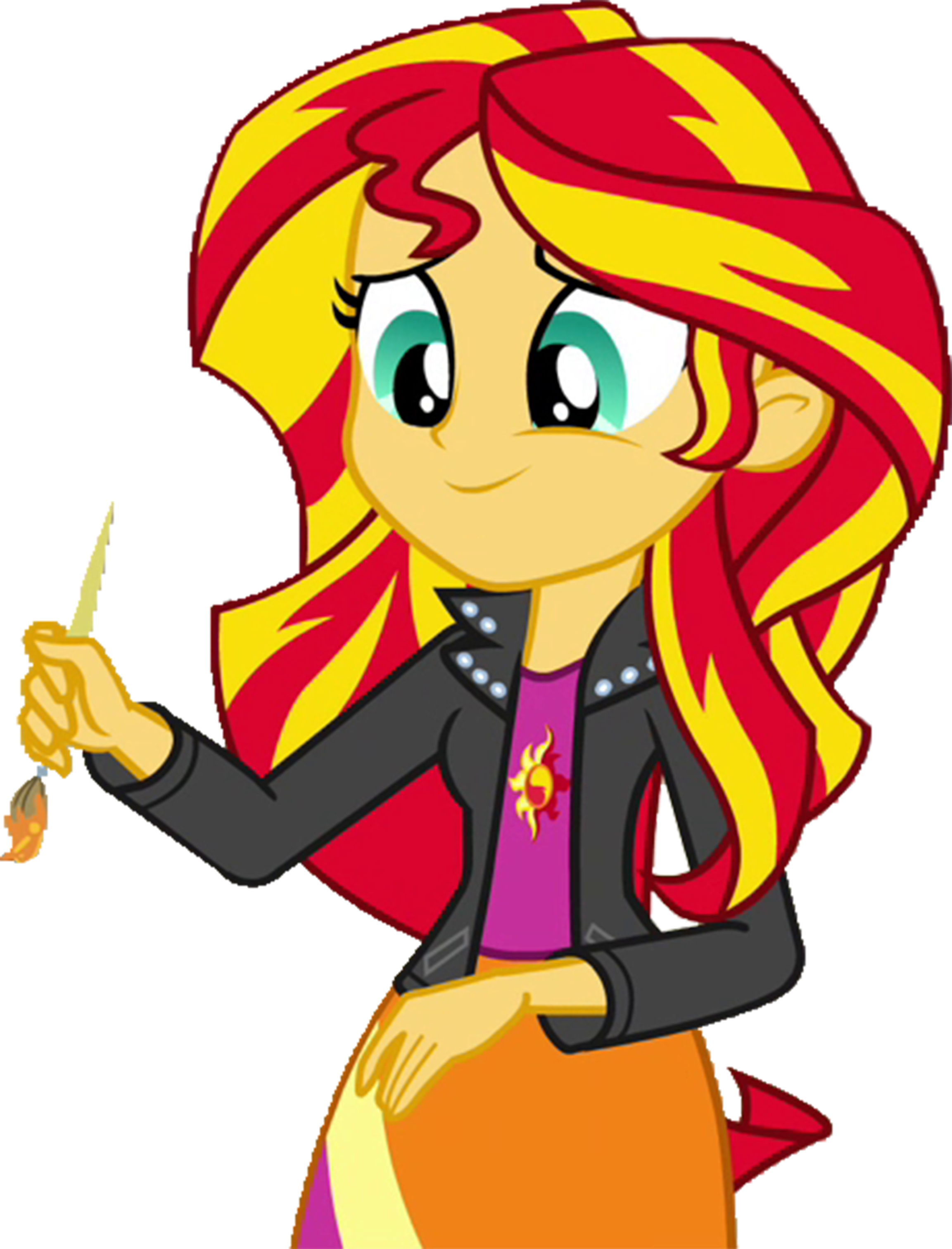 Sunset Shimmer Vector By Ytpinkiepie2 - Mlp Eg Sunset Shimmer Cute, HD Png Download PNG with transparent background