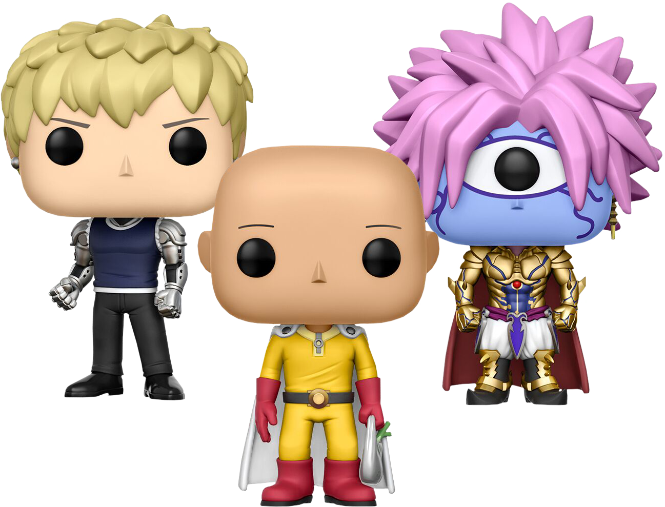 One Punch Man Pop Figures, HD Png Download PNG with transparent background