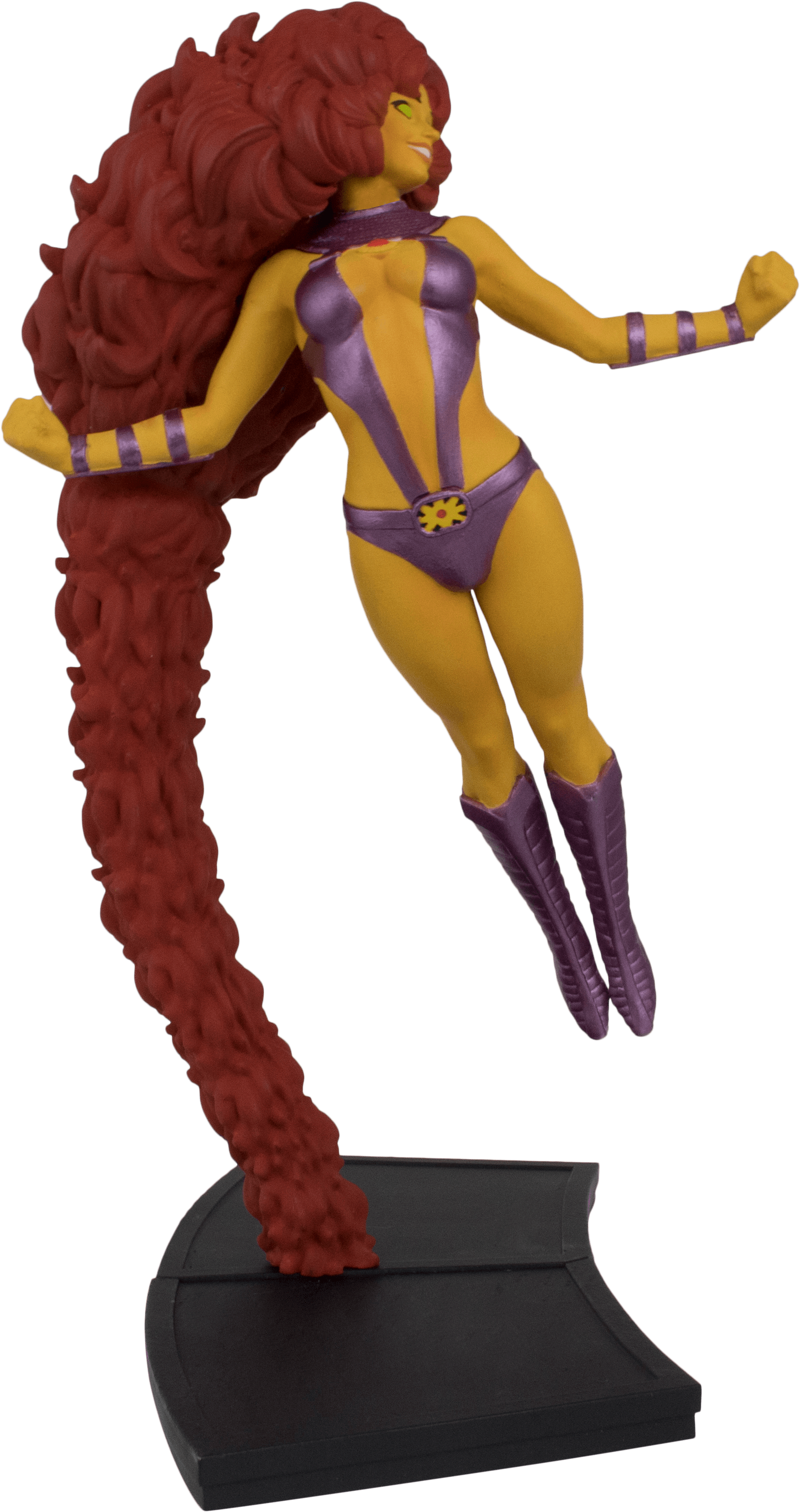 Animated Superheroine Figure Action Pose