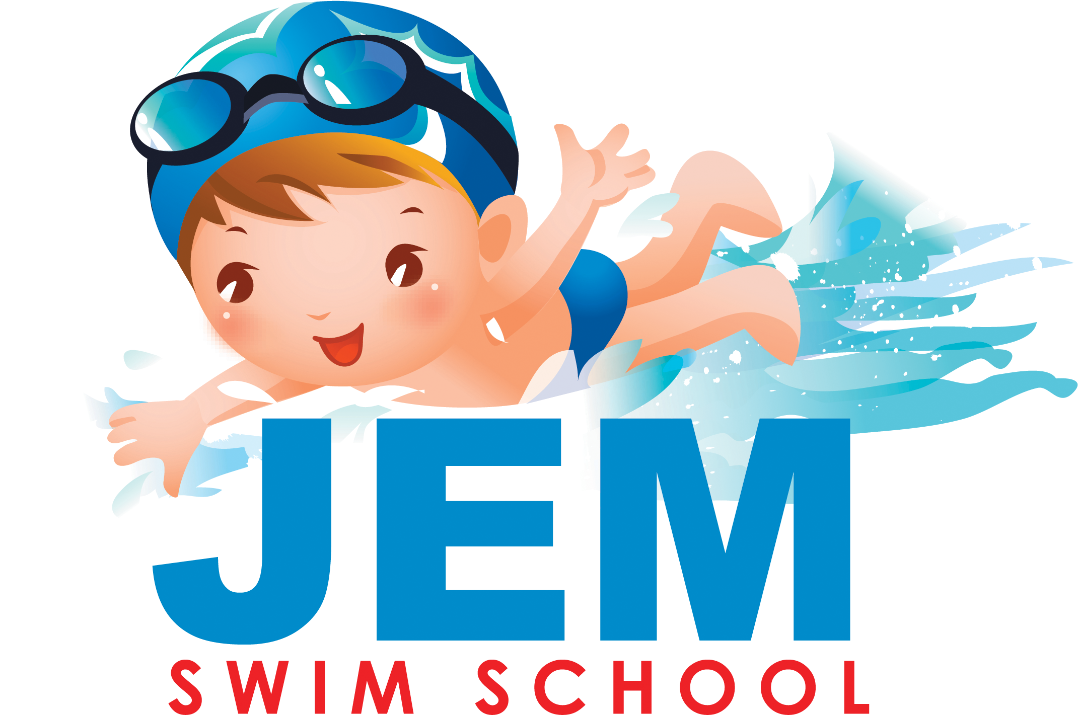 Animated Swim School Logo