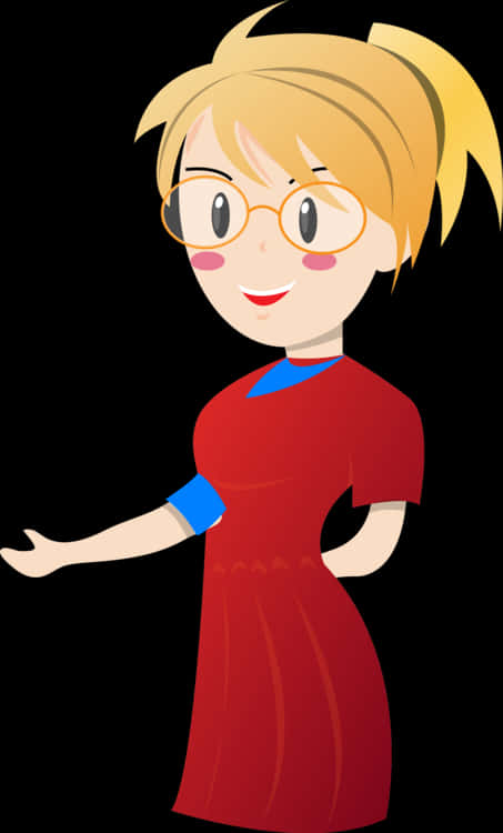 Animated Teacher Character