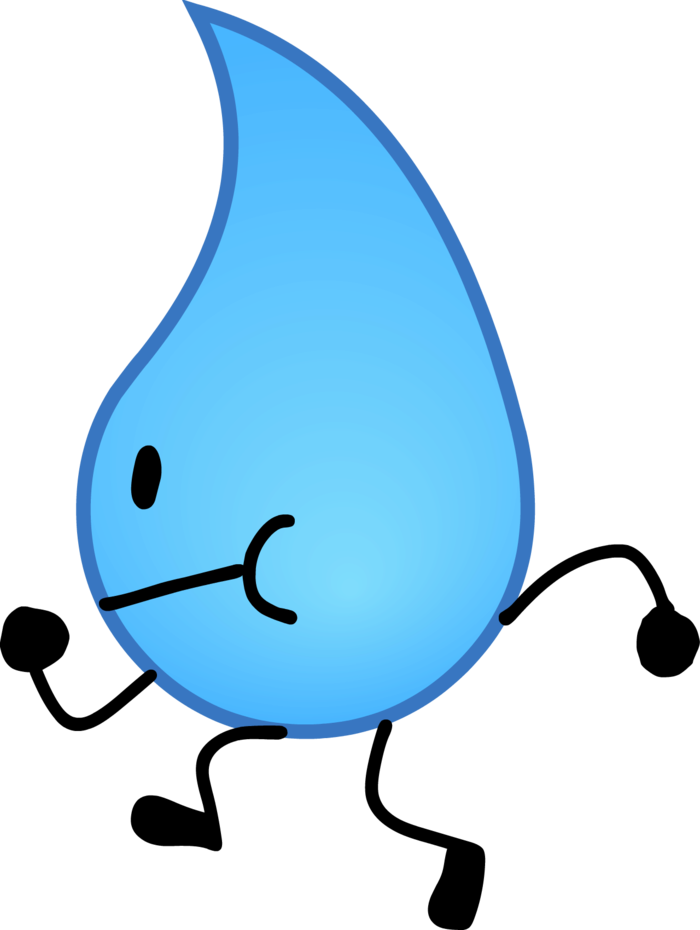 Animated Teardrop Character Walking