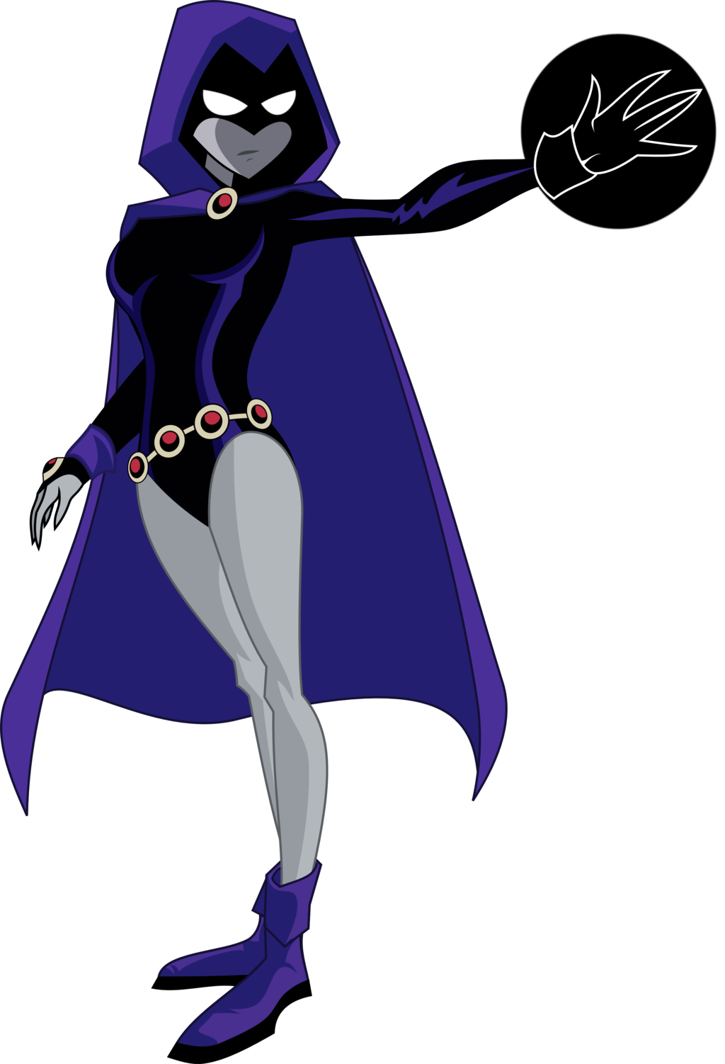 Raven Starfire Robin Beast Boy Nightwing - Teen Titans Raven Transparent, HD Png Download PNG with transparent background