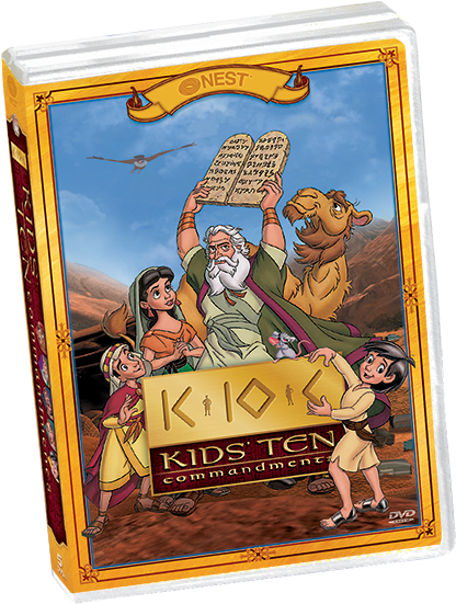 Animated Ten Commandments D V D Cover