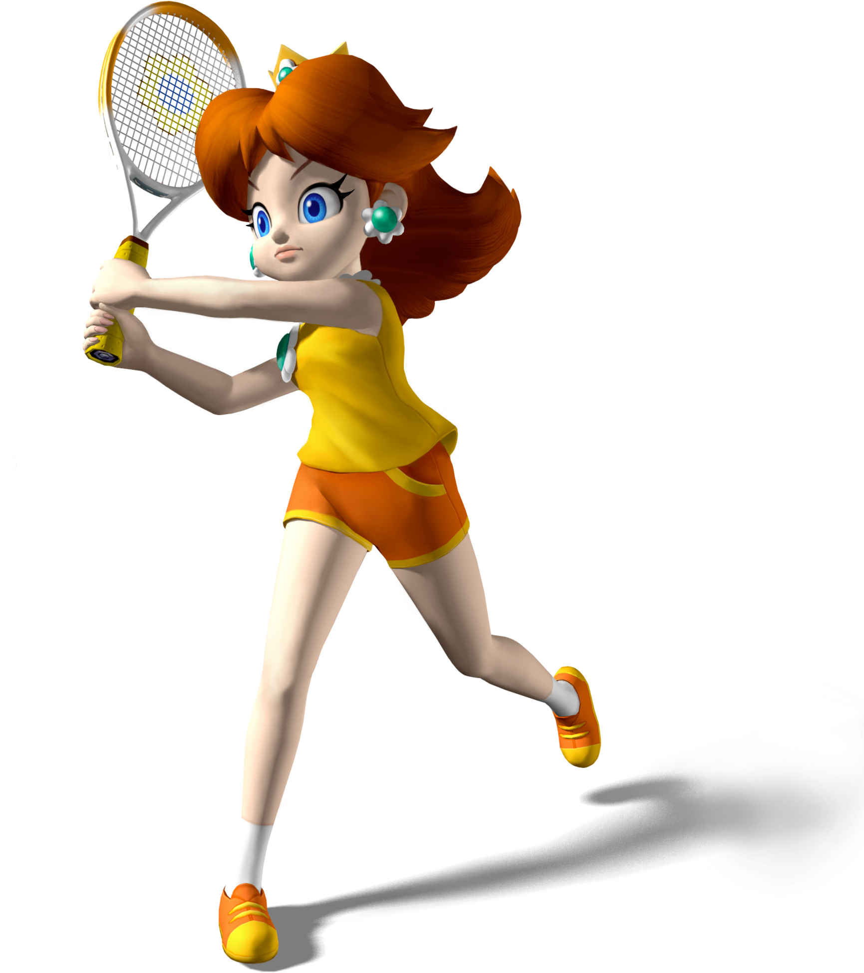 Animated Tennis Player Action Pose