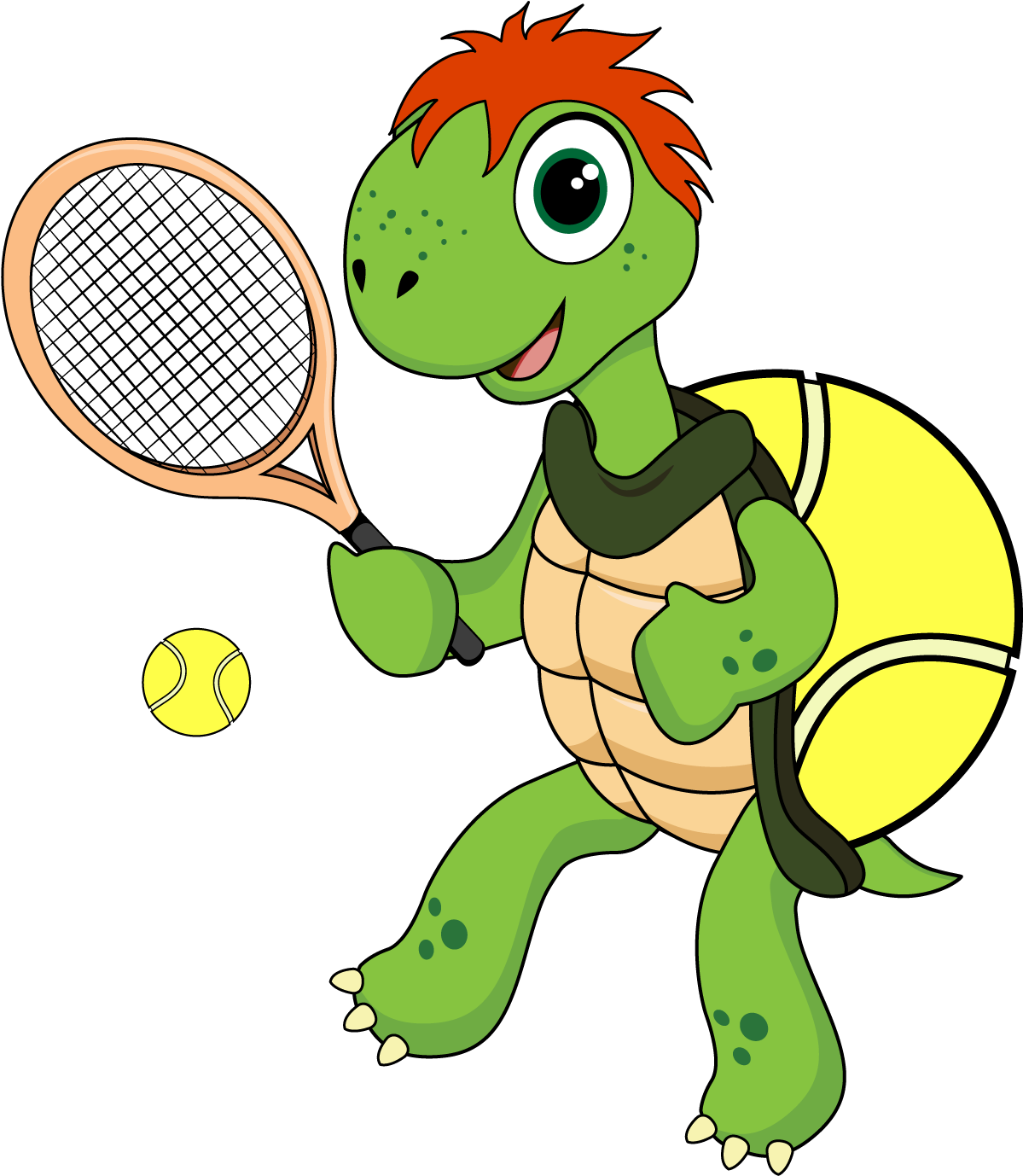 Easy Tennis Cartoon, HD Png Download PNG with transparent background