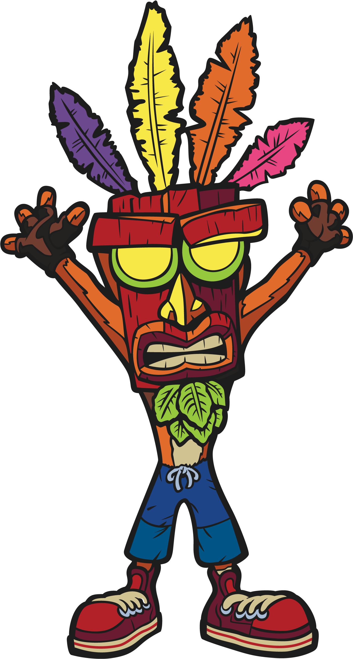 Animated_ Tiki_ Mask_ Character