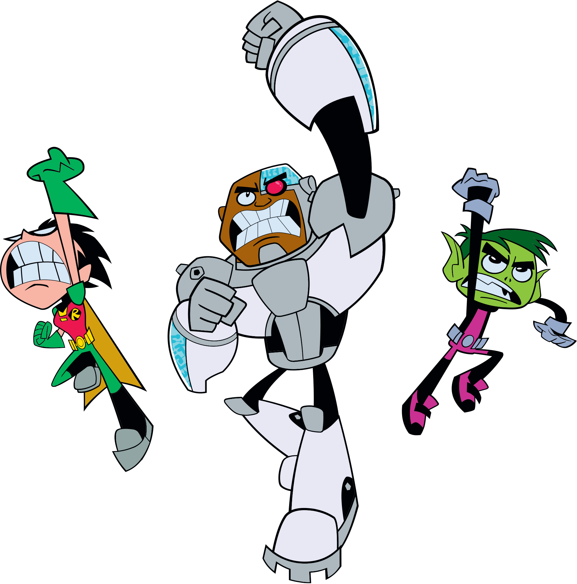 Teen Titans Go - Chibi Teen Titans Go, HD Png Download PNG with transparent background